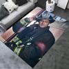 2025 New Chicago Fire Carpet Rug for Living Room Bedroom Home Sofa Decoration,Kids Play Non-slip Floor Mat