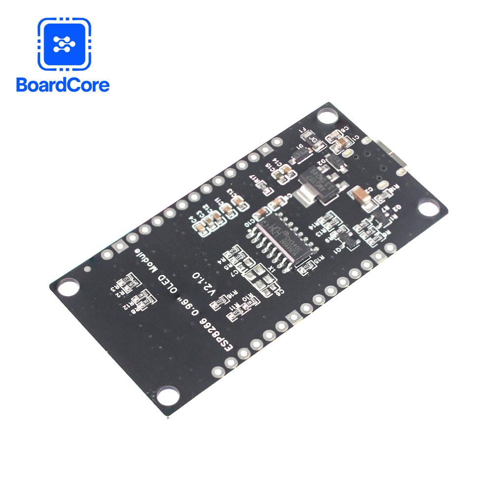 ESP8266 Development Board NodeMCU With 0.96 Inch OLED Display CH340G ESP-12F WiFi Module TYPE-C USB For Arduino