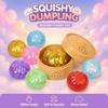 Aesthetic Jelly Bun Squishy: Solid Maltose Stress Reliever, Shiny Steamer Ornament, Trendy Adult Hobby Fidget, Bulk Gift