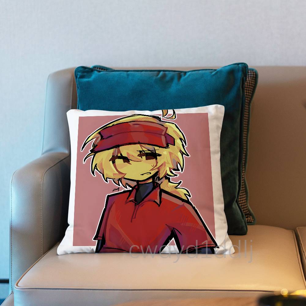 EElliot Anime Pizza Pillowcases Cute Funny Pillow Case For Wedding Party Home Decor Comfy Pillow Cover