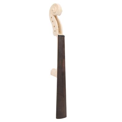 Violin Neck Maple with Ebony Fingerboard Black 44 Musical Instrument Accessories Violin Neck