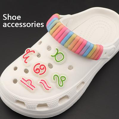 New Glow In The Dark Shoes Charm Pins for Luminous Shoe Charms Set for Clog Sandals Shoe Decoration DIY for Men Women Kids 1PCS