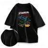 2026 Summer New Style American Streetwear Trendy TShirt Loose Pure Cotton Large Size Half Sleeve