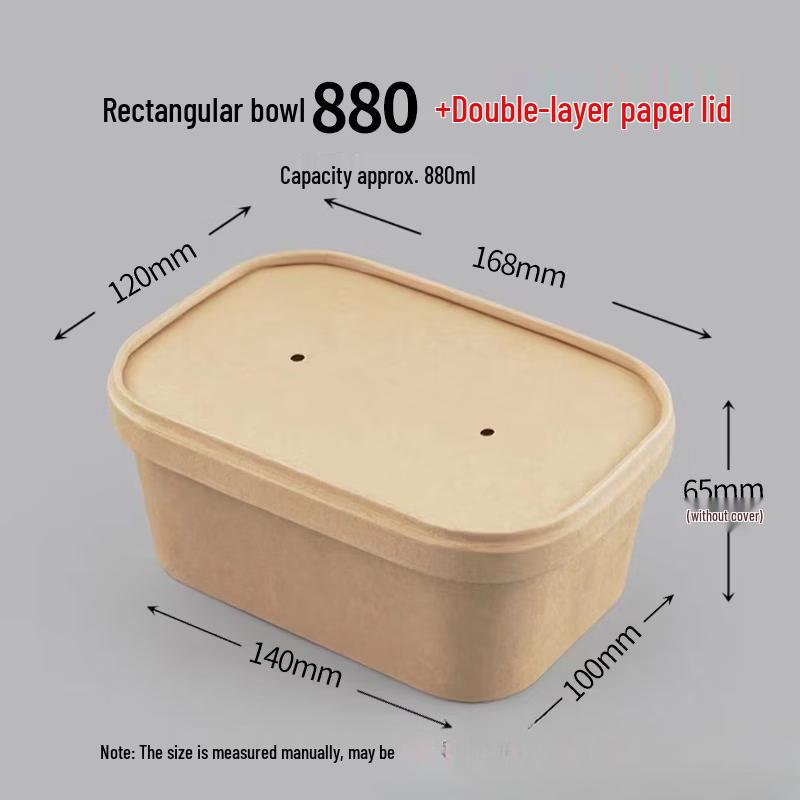Zhuchuang Jingpin 880ml Rectangular Plastic Takeaway Containers