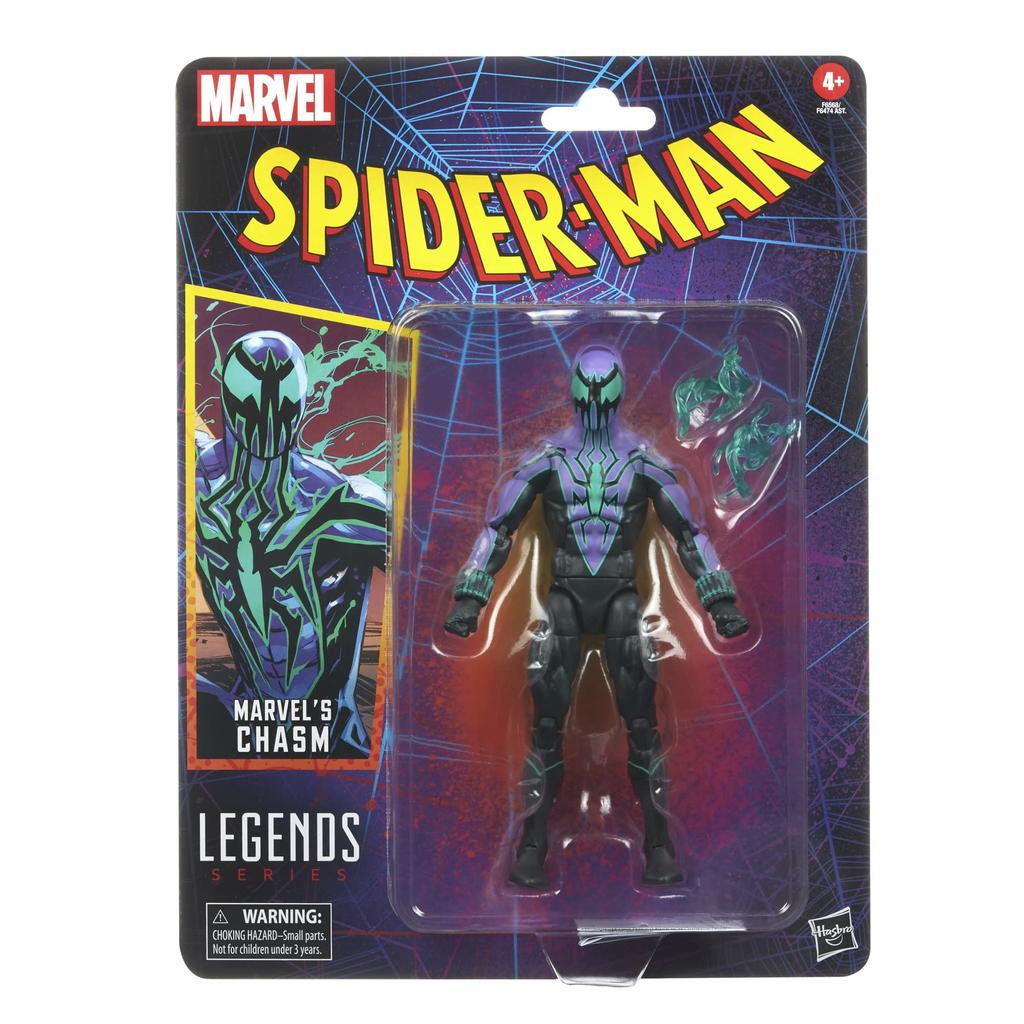 Hasbro Marvel Legends Series Chasm Legends Action Figure with 2 Accessories Authentic Spider-Man 6-inch (15cm) (F6568)
