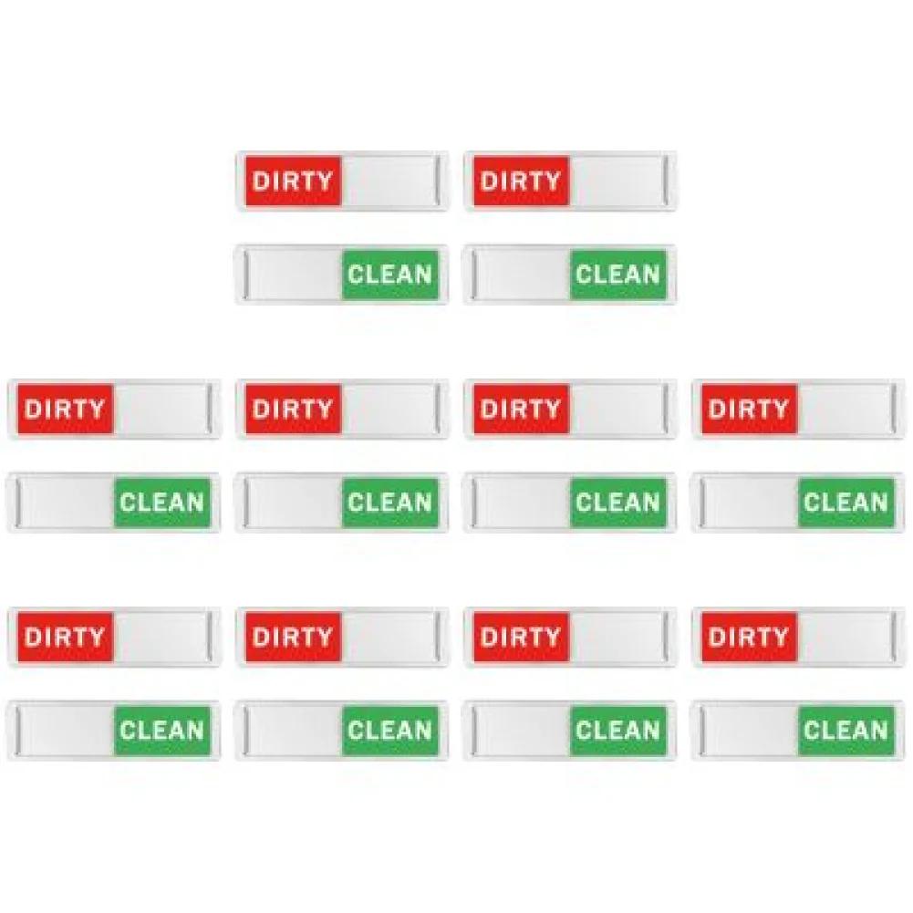 Clean Dirty Dishwasher Magnet Indicator Sign Large Text Magnetic Indicator Sign Slide Super Strong Magnet Sign Kitchen Supplies