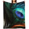 Peacock Feathers Throw Blanket Custom Moving Soft Beds Sofa Bed Blankets