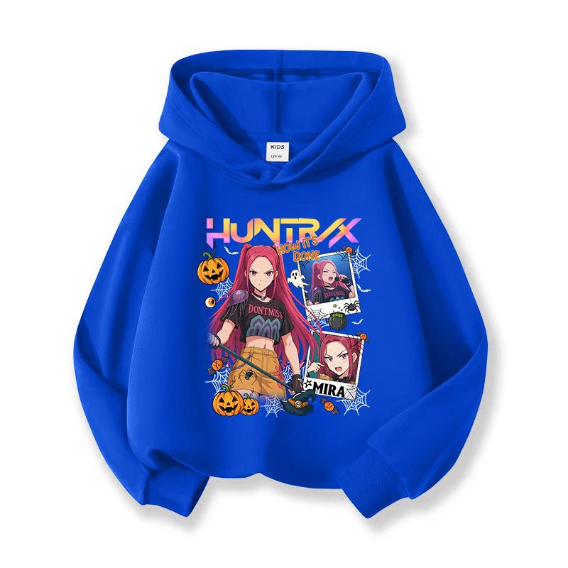 2025 KPop Demon Hunters Hoodie Fashion Sweatshirt Pullover Cute Long Sleeve Autumn Girls Cartoon Y2K Hoody Sportswear