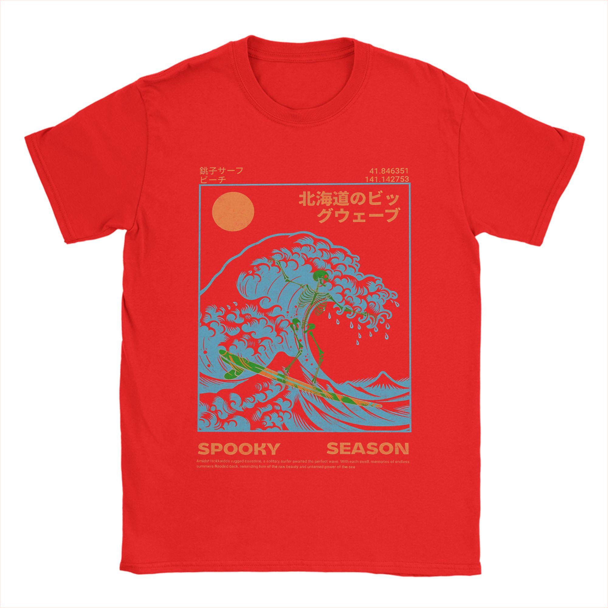 

Copy Of Great Wave Of Kanagawa Blue Orange Retro Wave Vaporwave TShirt for Unisex Humor Cotton Tees T Shirts Plus Size Tops S