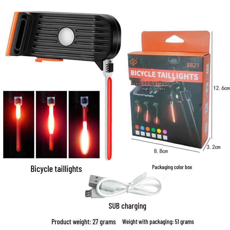 Lishi Streamline Red LED Bike Tail Light
