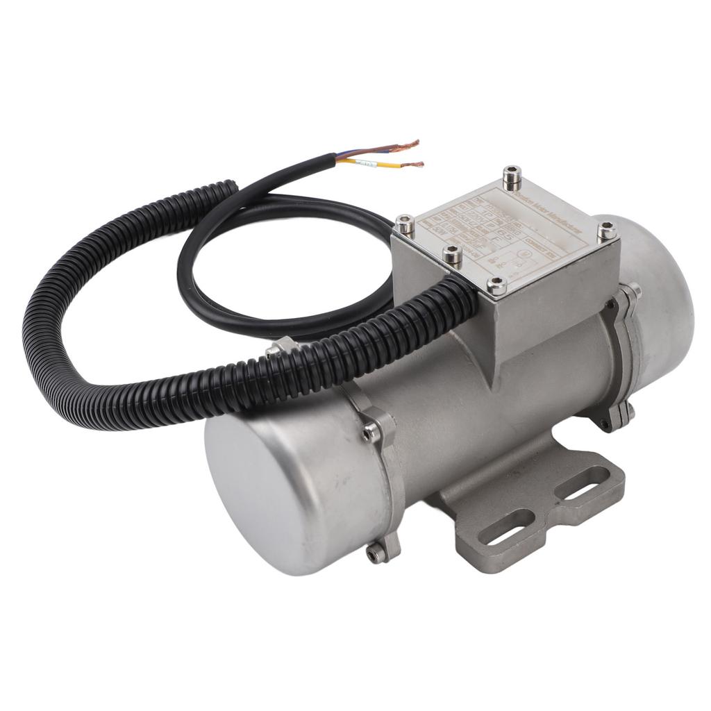 Concrete Vibration Motor Stainless Steel 220V 3000r min IP65 Single Phase Asynchronous Vibrator Motor for Sand Shaker