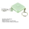 Square Retractable Tape Measure with Keychain Portable Mini Double-sided Soft Measuring Tape Tailor Sewing Cloth Body Measurement Tape