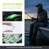 100PCS Luminous Grass Shrimp Lure Soft Grass Shrimp Bait Shrimp Fishing Bait  Freshwater Fishing