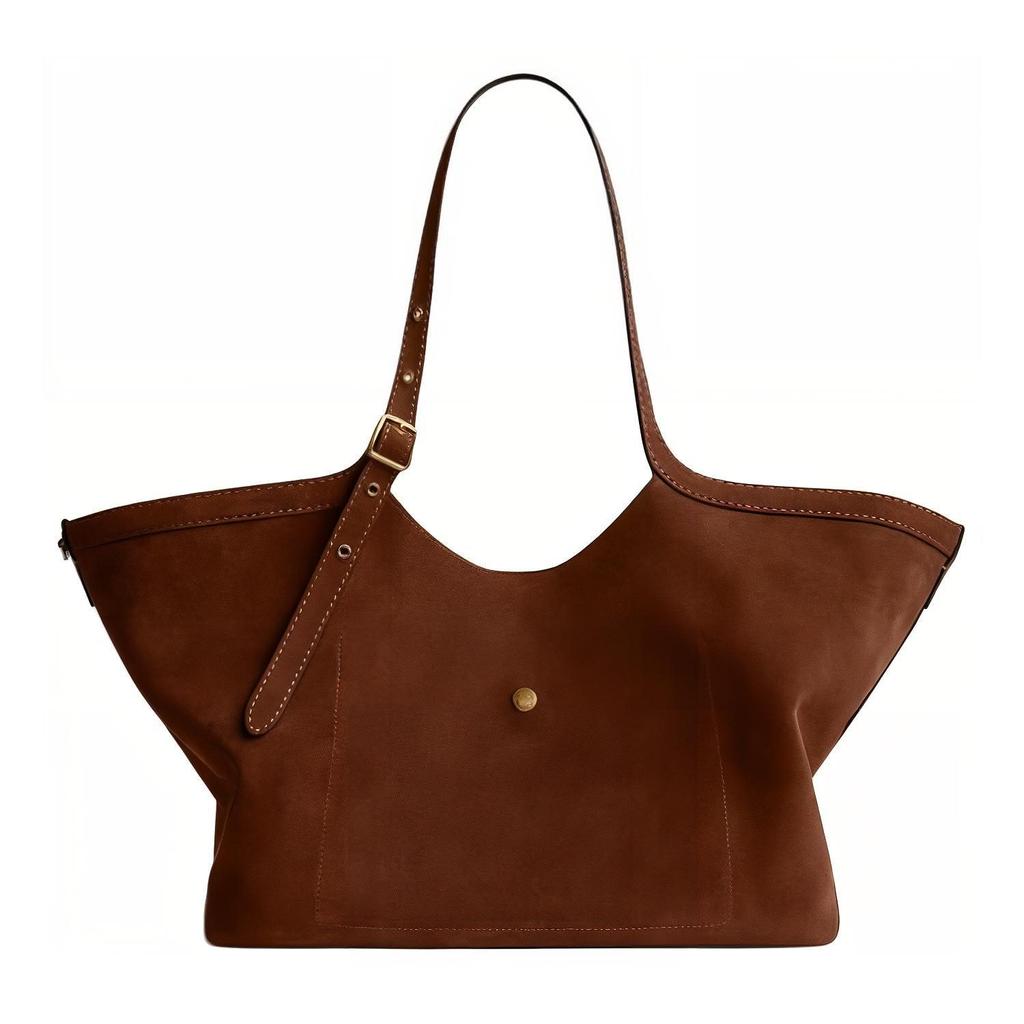 Coach Borsa Tote in Pelle di Mucca Gramercy, Borsa da Shopping, Borsa a Spalla Grande da Donna Marrone Caldo CBN47-B4WBR