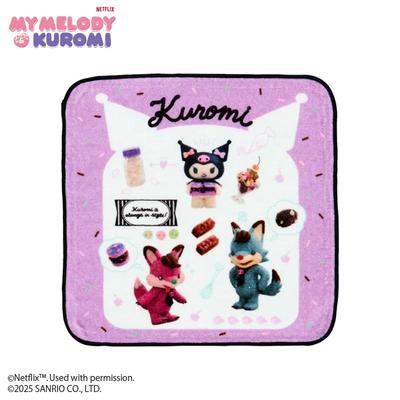 Sanrio Netflix MY MELODY & KUROMI KUROMI Handtuch Taschentuch Japan NEU