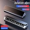 High-End Temporary Car Parking Number Plate - Mobile Phone Contact Display for Vehicles