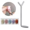 10Pcs Cat Eyes Nail Magnet Gel Nail Polish Love Heat Cat Eyes Y-shaped Wire Guide Home Salon Women Cat Eyes Magnetic Nail Art Manicure Tools