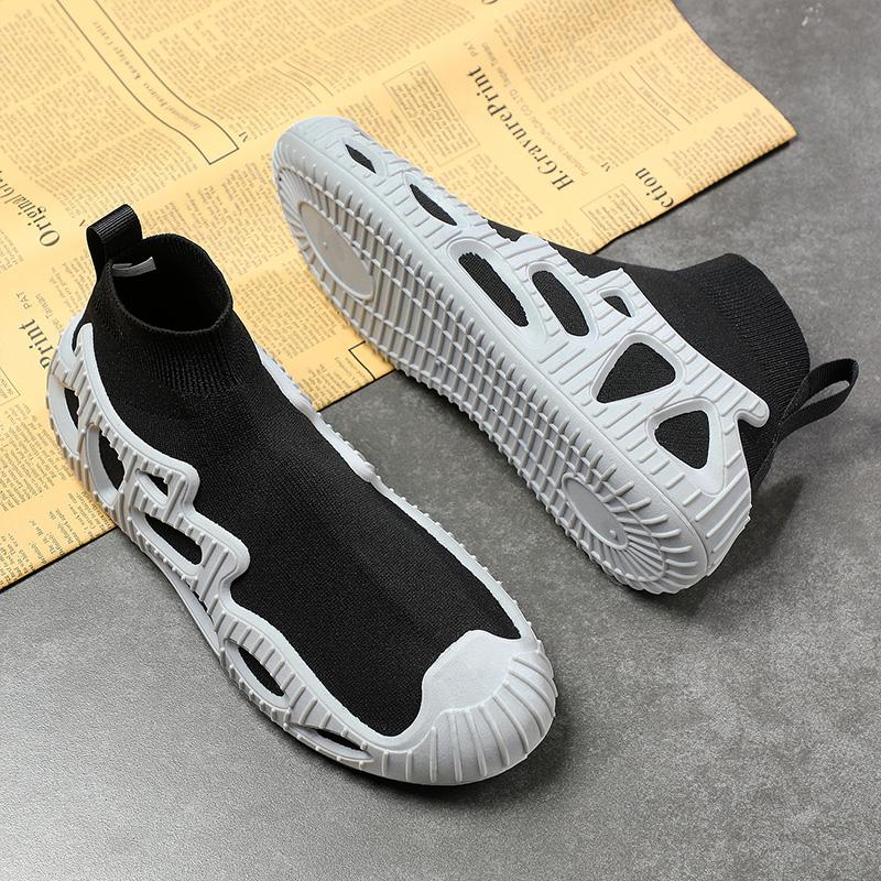 TUINANLE Men's Socks Shoes Sneakers Outdoor Running Sports Breathable Leisure Elastic Mesh Summer Light Large Size