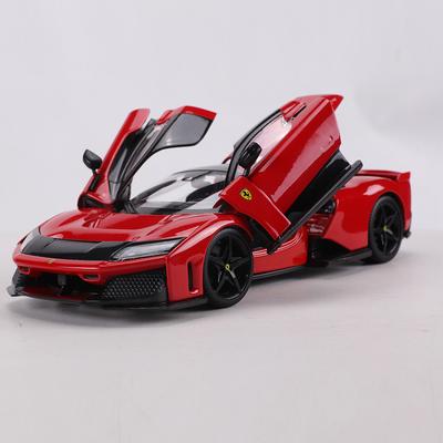 Burago 1:24 Ferrari F80 Die-cast Alloy Full-opening Door Car Model Toy Collectible Ornament