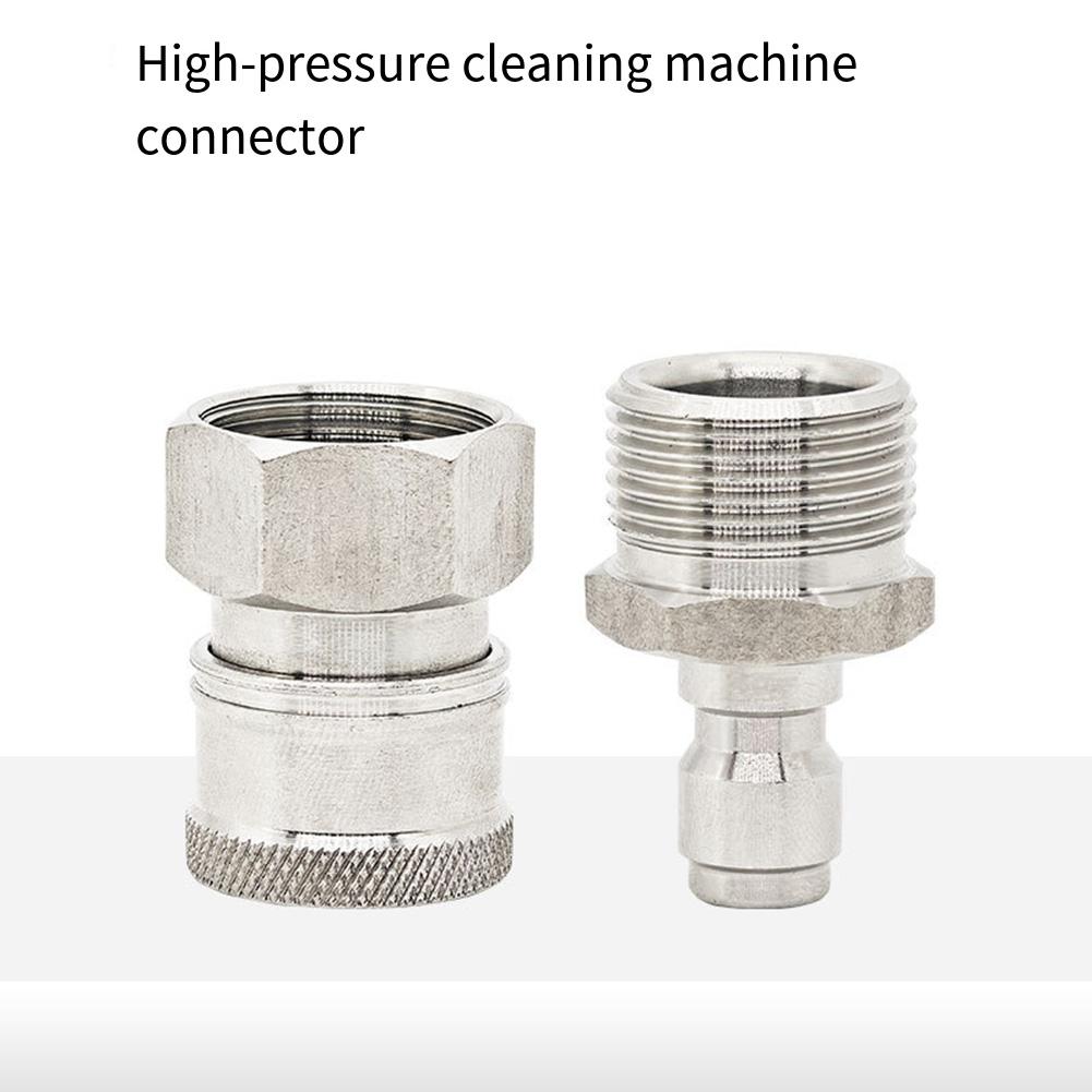 Pressure Washer Quick Connector Stainless Steel Connector Easy Setup