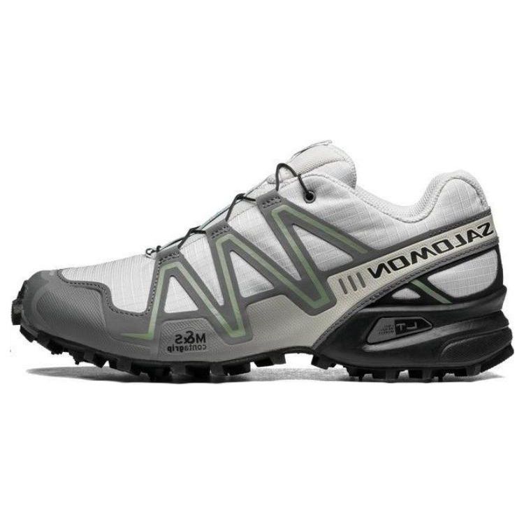 

SALOMON Speedcross 3 Удобные Нескользящие Прочные Низкие Уличные Функциональные Кроссовки Мужские Кроссовки Серый Белый 471399 41⅓