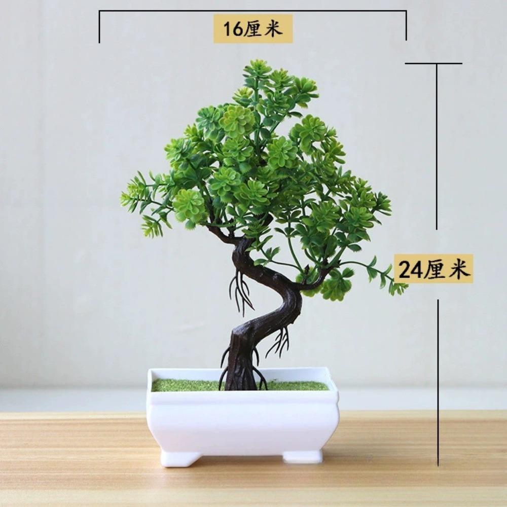 Gartenarrangement Ornamente Plastikpflanzen Bonsai Kleiner Baum Topf Kunstpflanze Topfblume Zuhause Zimmer Tisch Festliche Dekoration