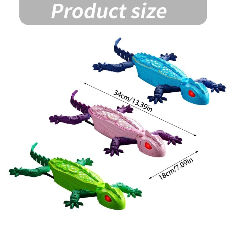 LED Wall Climbing Crawler Toy with Handheld Controller, Rechargeable Novelty Toy with Charging Cable for Indoor Play