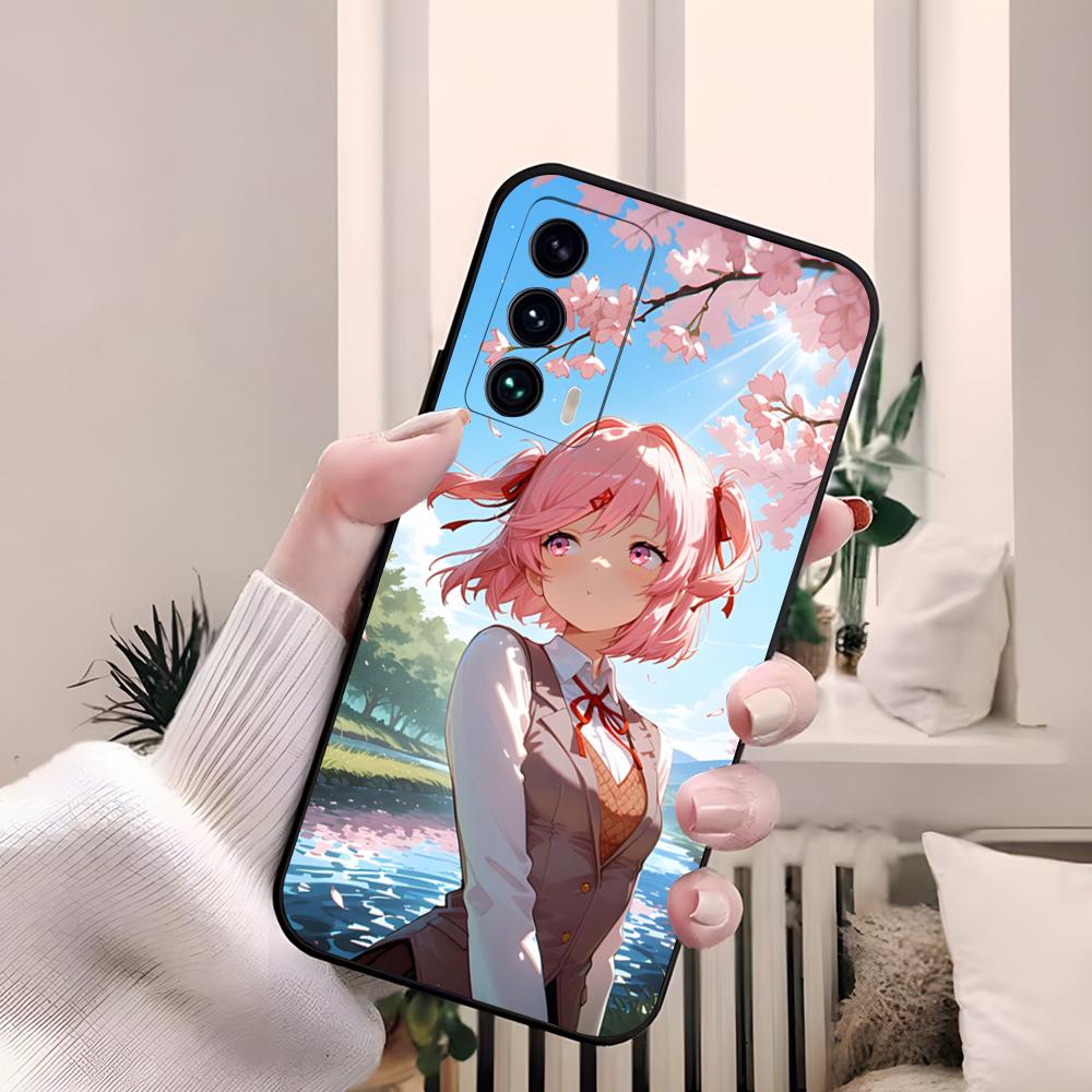Cartoon Character Natsuki Phone Case For Samsung S26 S25 Edge S24 S23 S22 S21 S20 Ultra Plus Fe A55 56 15 4G 5G Galaxy Silicon C