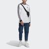Adidas Originals Trefoil 3-Stripes Long Sleeve Sport Tee Men Tops White GN3477
