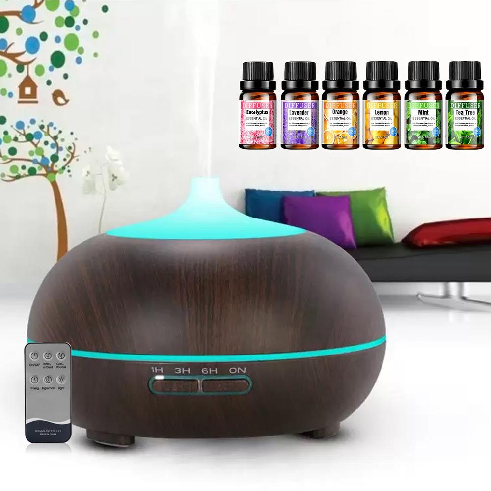 

Aromatherapy Diffuser 550ml Ultrasonic Cool Mist Humidifier for Better Sleep, Stress Relief, and Fresh Air in Large Rooms & Off 550ml