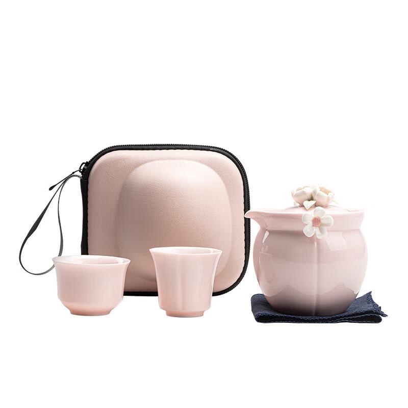 Portable Ceramic Tea Set for Women