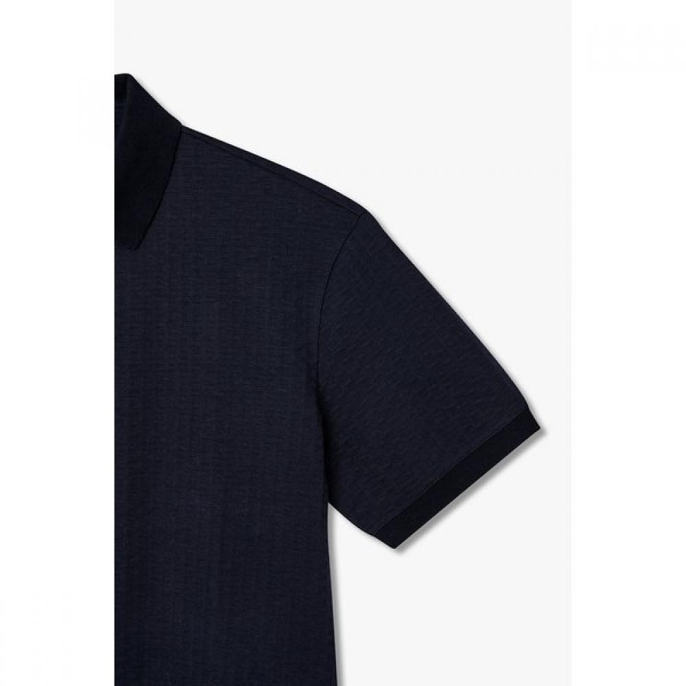 Emporio Armani 26 S S Men S Allover Pattern Polo Shirt  A516126002 