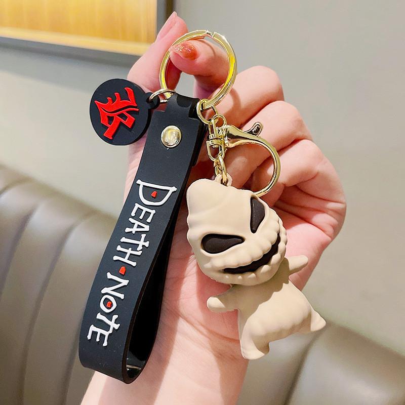 Entzückender Halloween Kürbis Skelett Cartoon Schlüsselanhänger Perfektes Partygeschenk