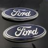 11.5X4.5cm Car h270 Front Emblem Hood Rear Badge Stickers for Ford Explorer Ranger Mondeo Focus Kuga Smax Fusion Fiesta MK6 Transit