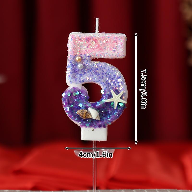 3D Number Cake Decorating Candle Birthday Candles Multicolor Cake Topper Baby Shower Party 1st Dessert Decor for Any Celebration