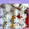 Beautiful White Snowflake Christmas Tree Decoration Enhancing Your Holiday Atmosphere