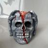 Halloween Skull Decor Figurine With Latex Material For Festive Atmosphere