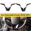 Car Steering Wheel Trim Button Decoration Frame ABS Plastic Cover Sticker Interior Accessories For Chevrolet Cruze 2009-2014