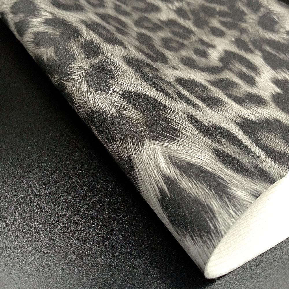 Glitter Shiny Sparkle Leopard Print Fabric PU Leather Waterproof DIY Sewing Bows Craft A4/A5 Sheets