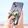 Custodia di Lusso Morbida per Telefono Honkai Impact 3rd Per iPhone 13 15 14 12 11 Pro MAX XR X SE XS 7 8 Plus Silicone Nero Copertura Protettiva