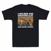 I Like Beer And Shooting Clay And Maybe 3 People Funny Beer Drunk Men's T-Shirt