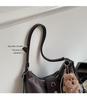 Women's Retro Single Shoulder Bag - Autumn 2025 Trendy Fashion, Korean-Style, Large Capacity Tote Backpack