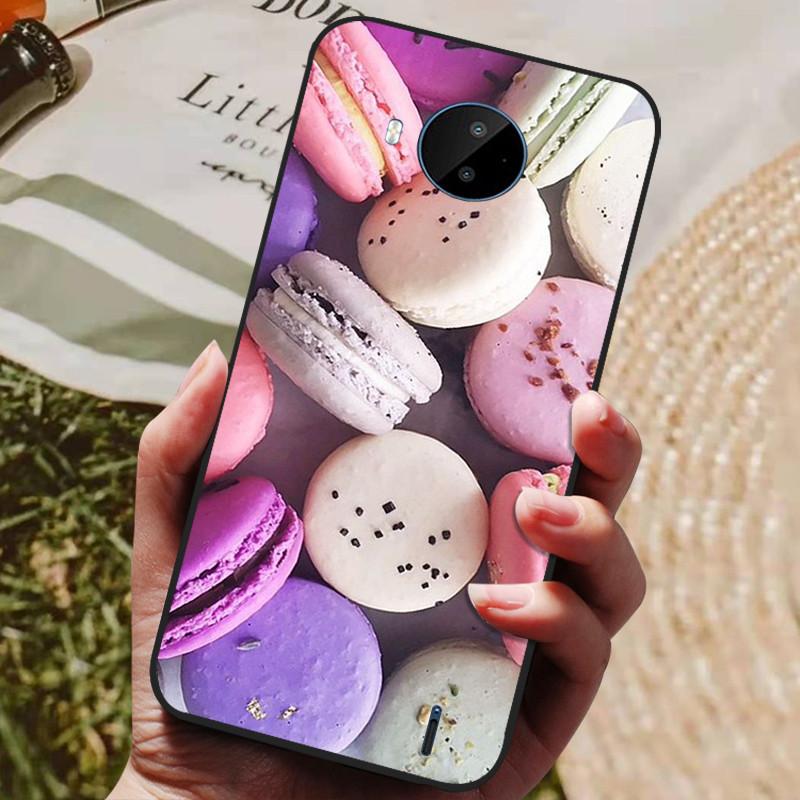 For Nokia C20 Case Soft TPU Silicone Cartoon Back Cover for Nokia C20 Plus Phone Cases TPU Black Bumper for NokiaC20 C 20 Plus