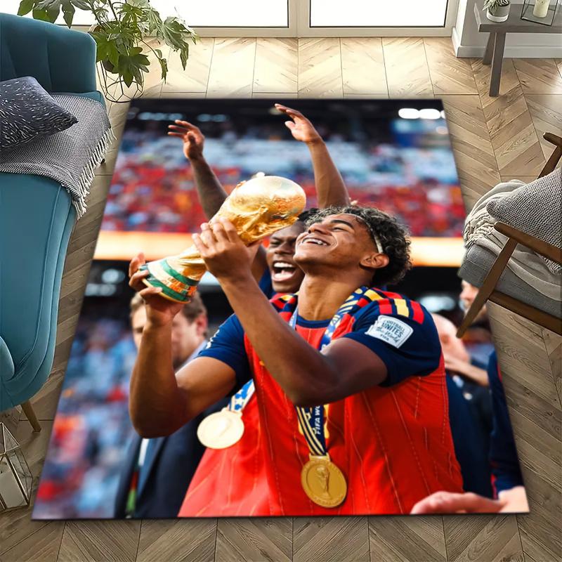 FC Barcelona's Lamine Yamal Young Player of the Year carpet is suitable for living room and bedroom doormats office balcony decorative carpet 9