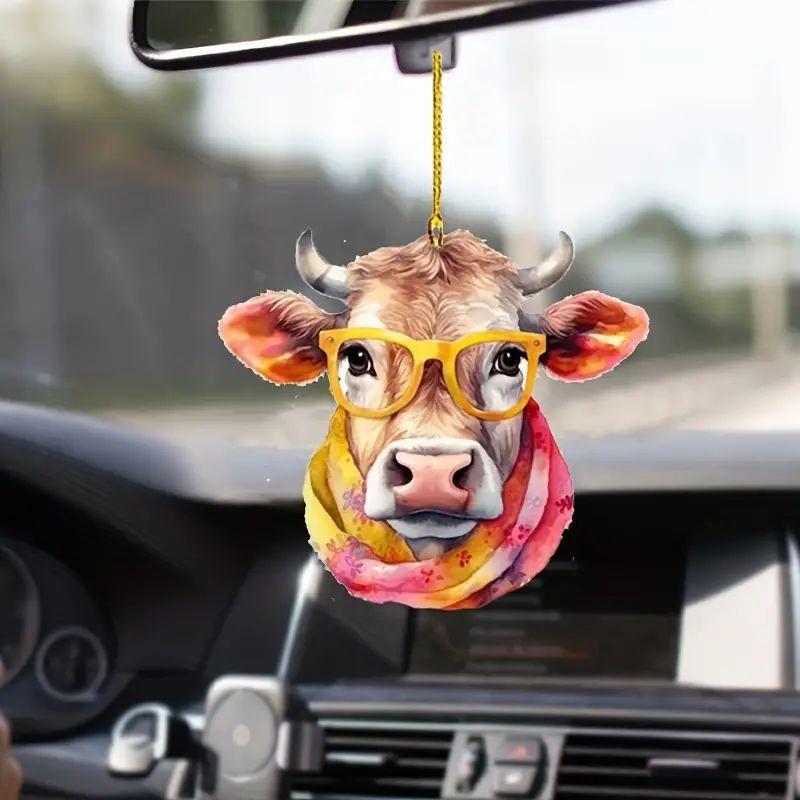 

Acrylic Delightful Automotive Decoration In Cartoon Theme Perfect For Enhancing Car Interiors