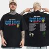 Hip Hop Vintage Harajuku Oberteile Bad Bunny DTMF Welttournee 2026 Print T-Shirt Hohe Qualität Fans Geschenk Kleidung Unisex