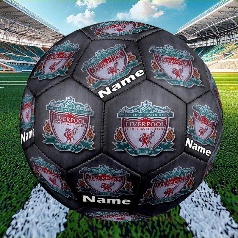 Custom Name Personalized Liverpool F.C-A Print Size 5 Soccer Ball Training & Match Football, for Team, Kicking, Gift for Football Enthusiasts