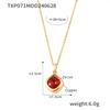 Chic Style Jewelry Set with Interchangeable Zircon - Unique Copper Design