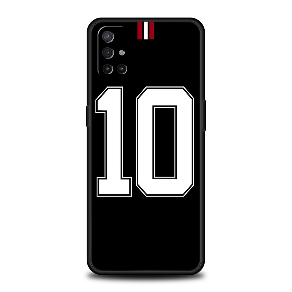 Phone Case For Oneplus 13R 13 12 10T 11 R10 Nord N100 N200 N10 9 9R CE 2 3 Z Pro Lite 5G Soft TPU Cover Football 10 Player Capas