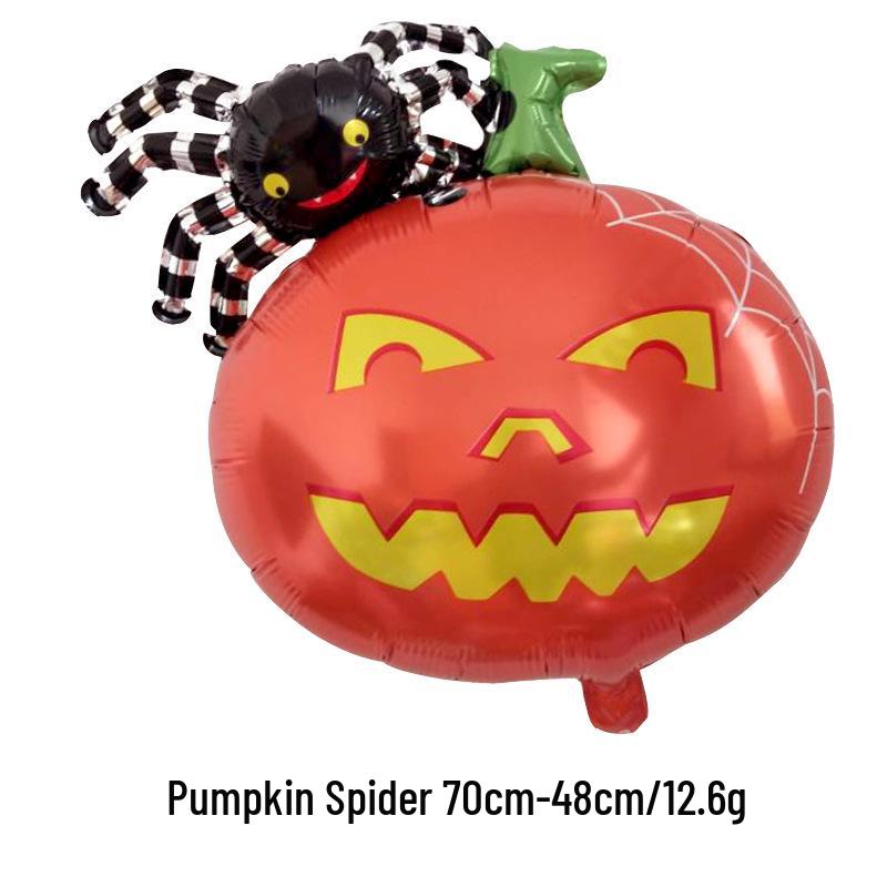 Aluminum Foil Balloons: Halloween Decorations with Ghosts, Skeletons, Pumpkins, and Bats